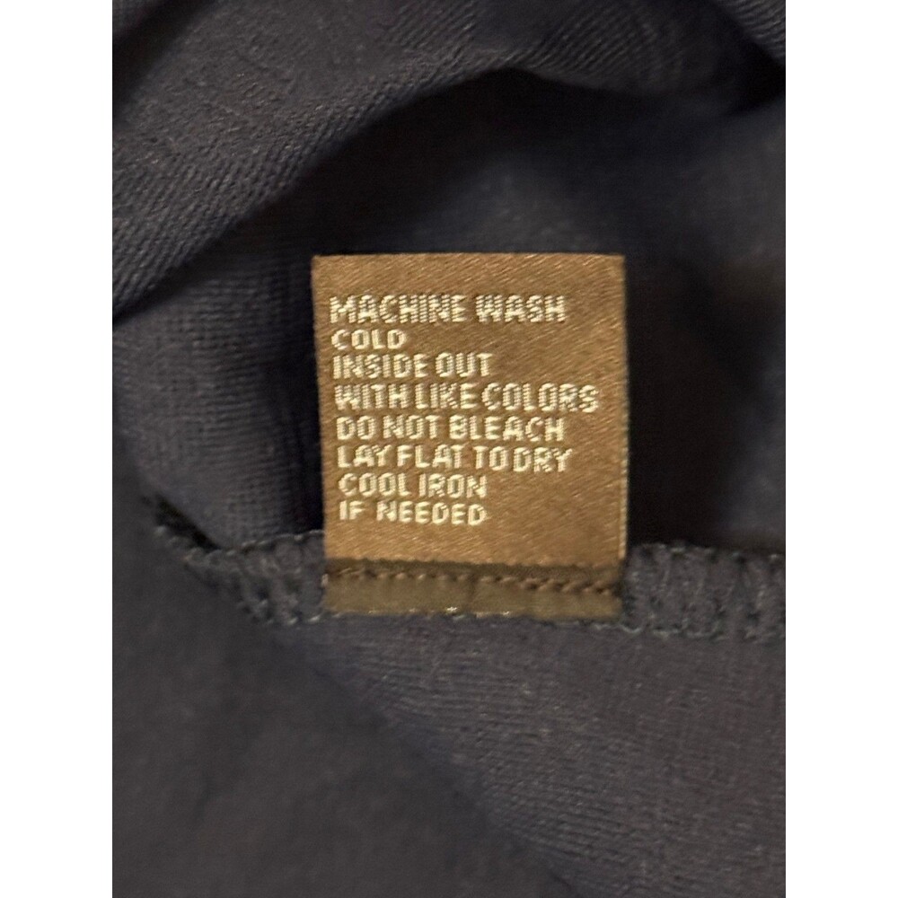 JMcLaughlin Bedford Top Women XL Navy Tulip Geo Jacquard Quarter Zip Long Sleeve - Picture 5 of 10